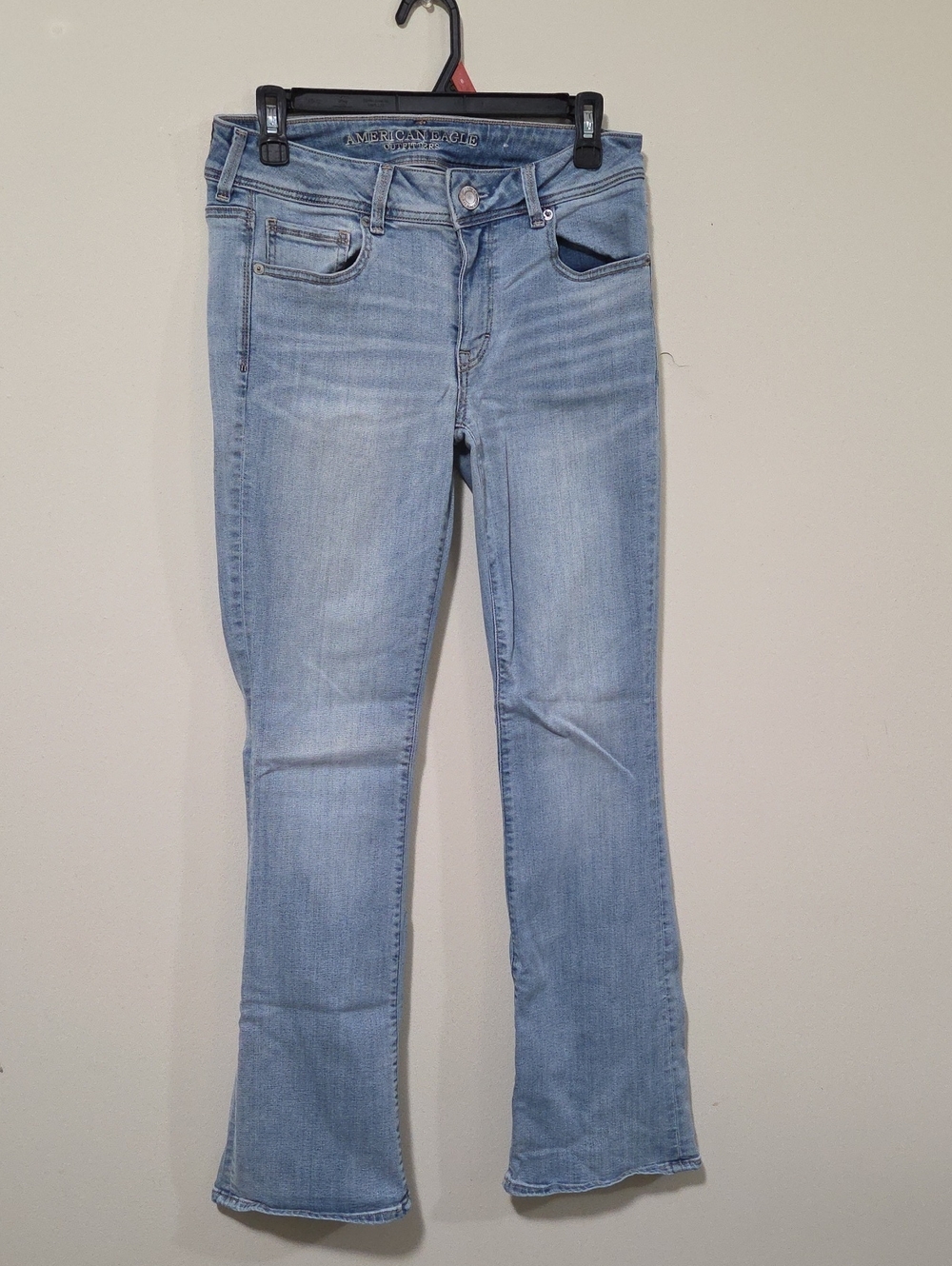 American Eagle Outfitters Light Wash Kick Boot Jeans